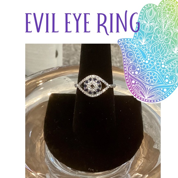 🧿 Evil Eye zirconia Ring🧿 - Picture 2 of 6